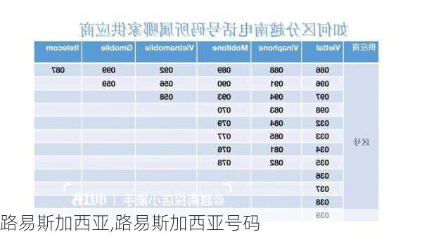 路易斯加西亚,路易斯加西亚号码