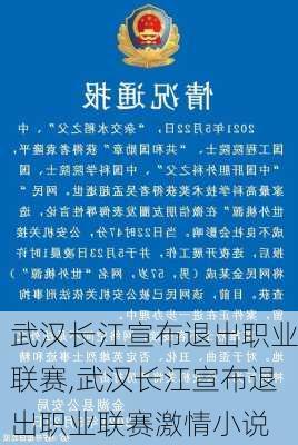 武汉长江宣布退出职业联赛,武汉长江宣布退出职业联赛激情小说