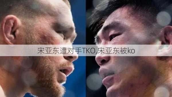 宋亚东遭对手TKO,宋亚东被ko