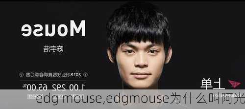 edg mouse,edgmouse为什么叫阿光