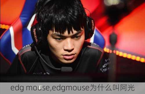 edg mouse,edgmouse为什么叫阿光