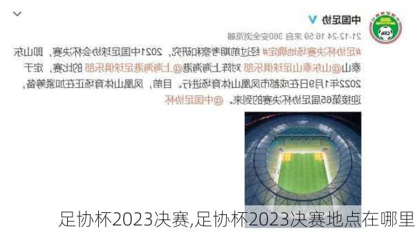 足协杯2023决赛,足协杯2023决赛地点在哪里